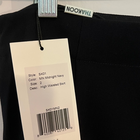 Navy Midi Skirt - Picture 2 of 5